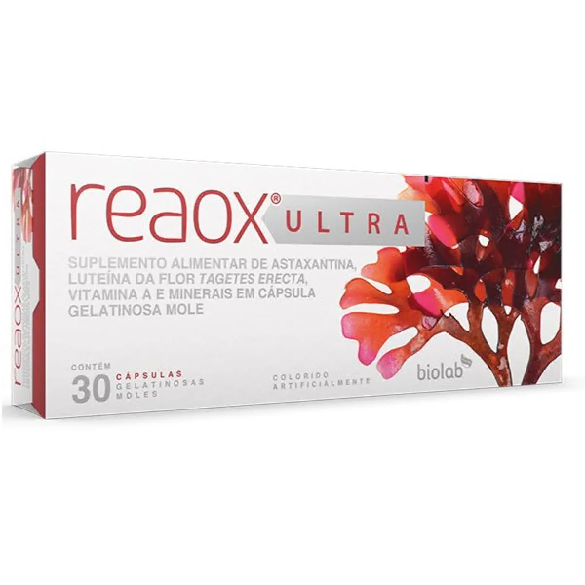 SUPLEMENTO REAOX ULTRA COM 30 CáPSULAS MOLES - BIOLAB