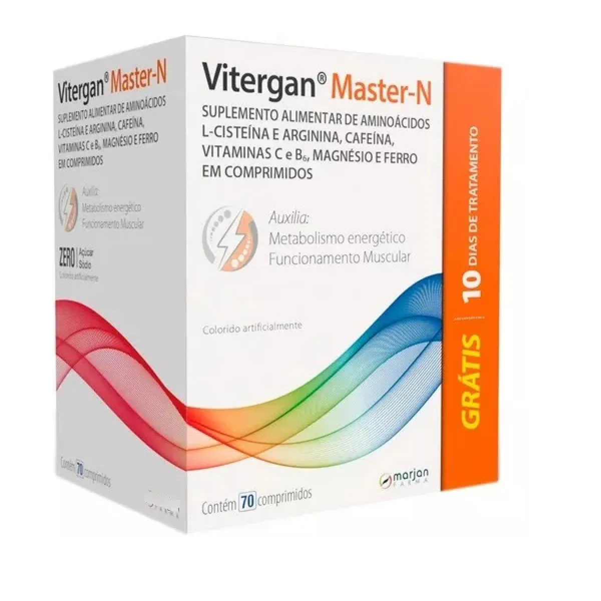 SUPLEMENTO VITERGAN MASTER N COM 70 COMPRIMIDOS - MARJAN