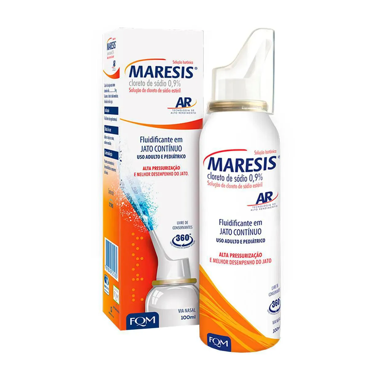 MARESIS AR 0,9% SPRAY NASAL 100ML USO DIáRIO - FQM