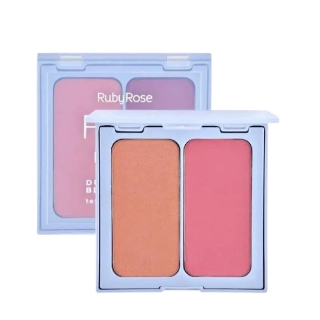 DUO BLUSH FEELS MOOD RUBY ROSE BLUSH DUO COR 2