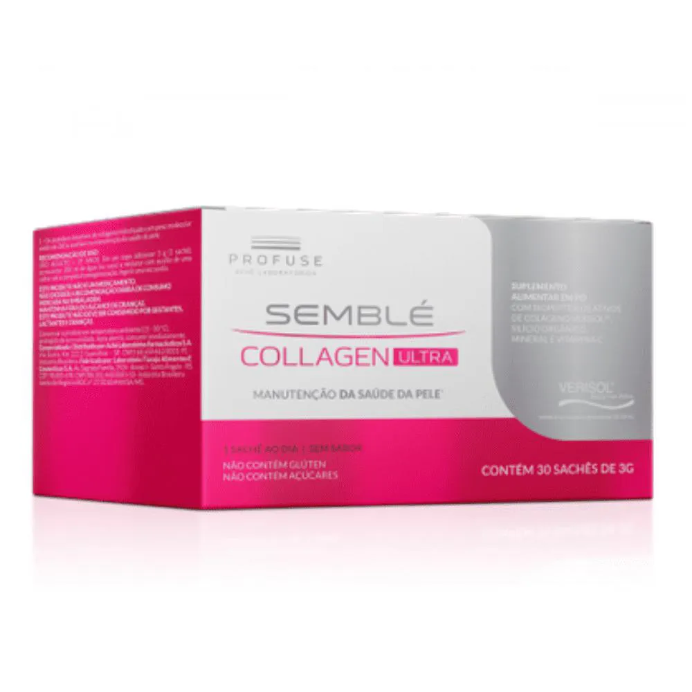 PROFUSE COLáGENO SEMBLé COLLAGEN ULTRA 30 SACHêS DE 3G CADA