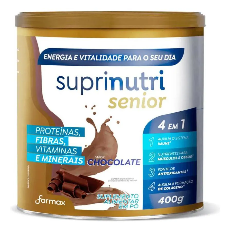 SUPRINUTRI SENIOR CHOCOLATE 400G FARMAX - FARMAX