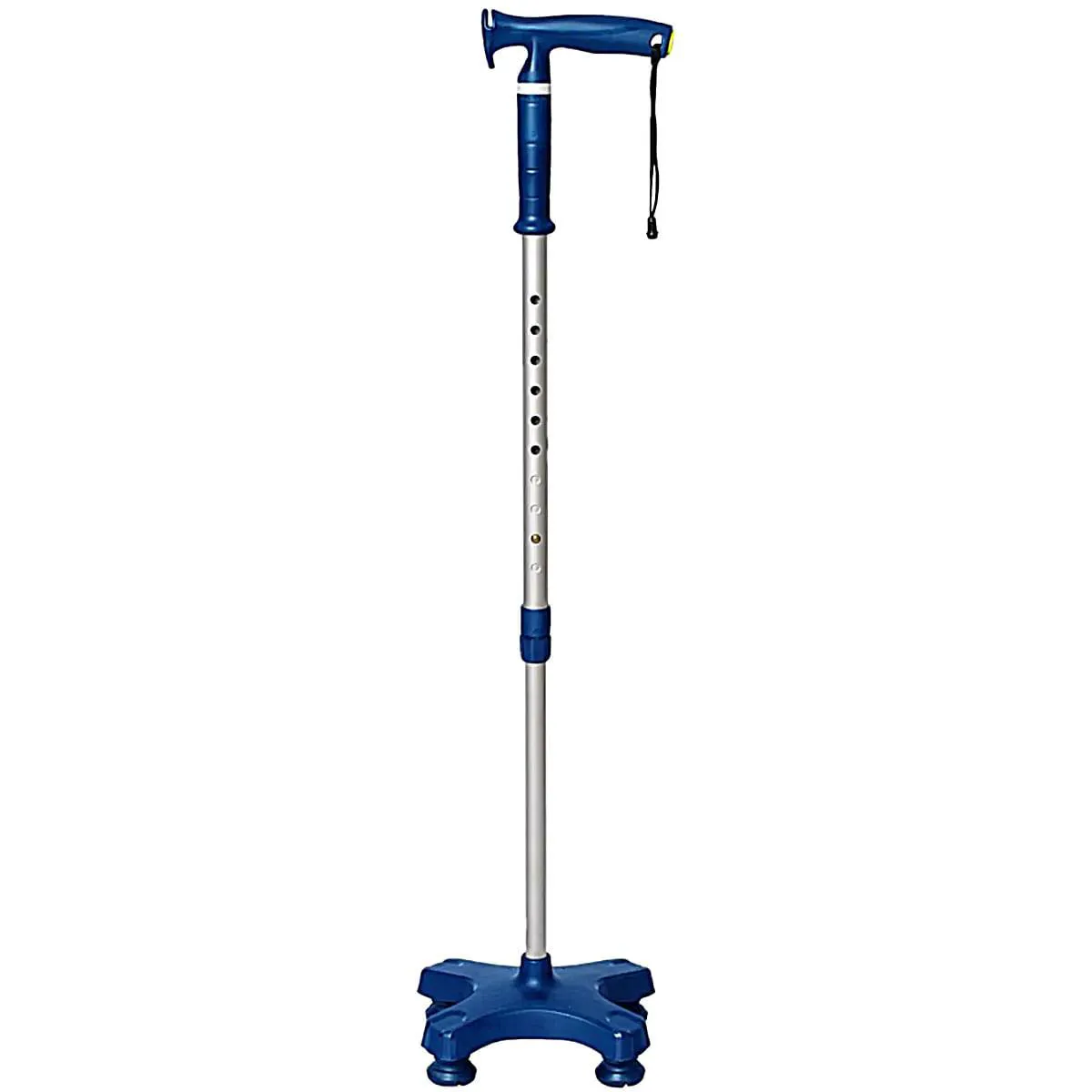 BENGALA TIPO T 4 PONTAS MERCUR COM APOIO - AZUL ESCURO