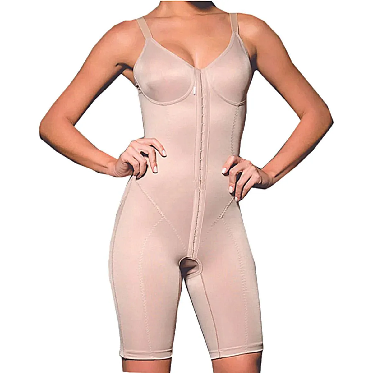 CINTA MODELADORA COM ABERTURA FRONTAL 432 CINTA MODERNA TAM 38 CHOCOLATE