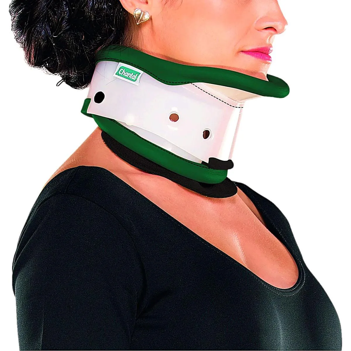 COLAR CERVICAL COM APOIO MENTONIANO CHANTAL VERDE TAM G