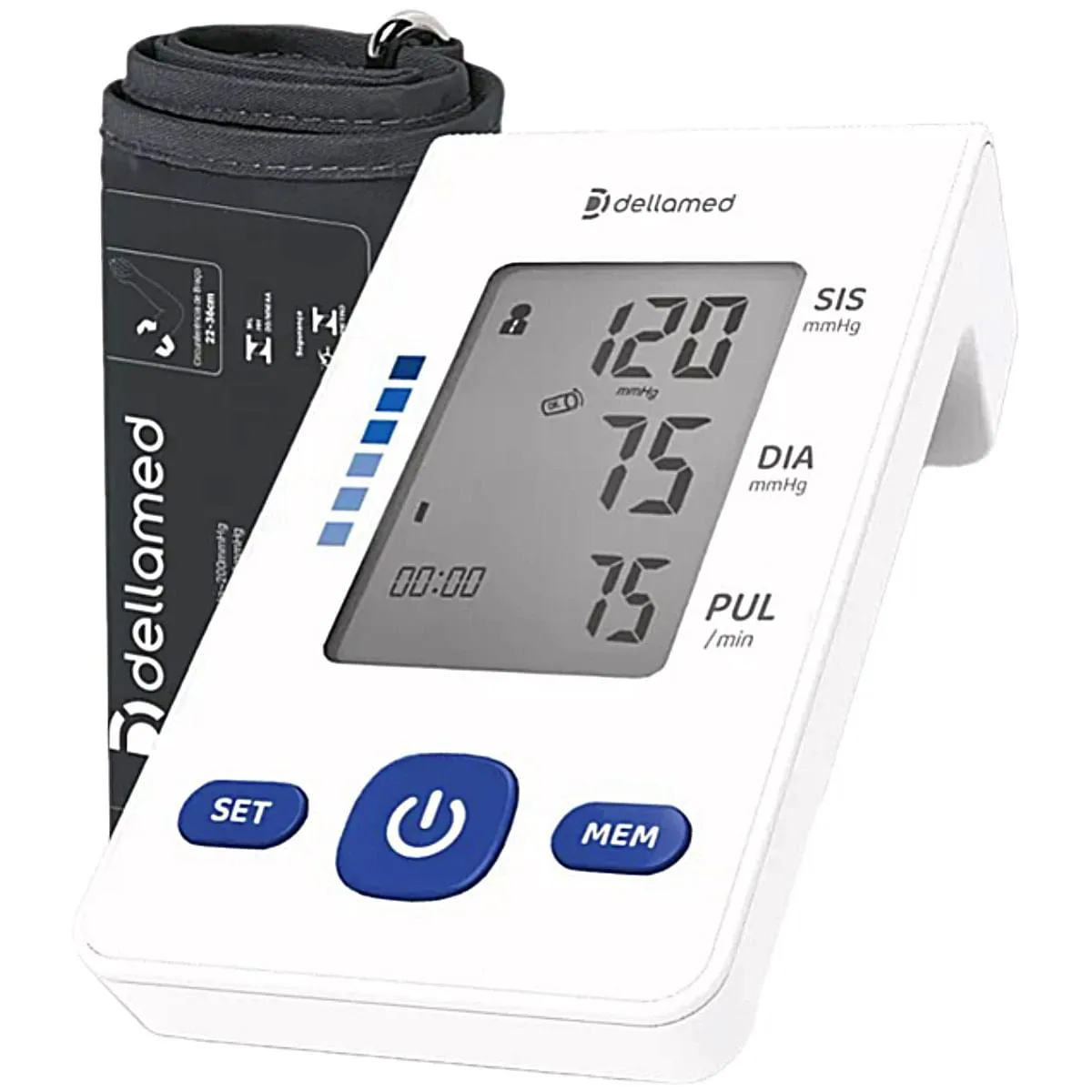 MONITOR DE PRESSãO DIGITAL DE BRAçO COM VOZ ULTRA MAX DELLAMED