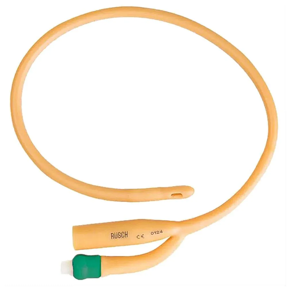 SONDA FOLEY RUSCH 2 VIAS LáTEX SILICONIZADO Nº 14 5ML - UNIDADE