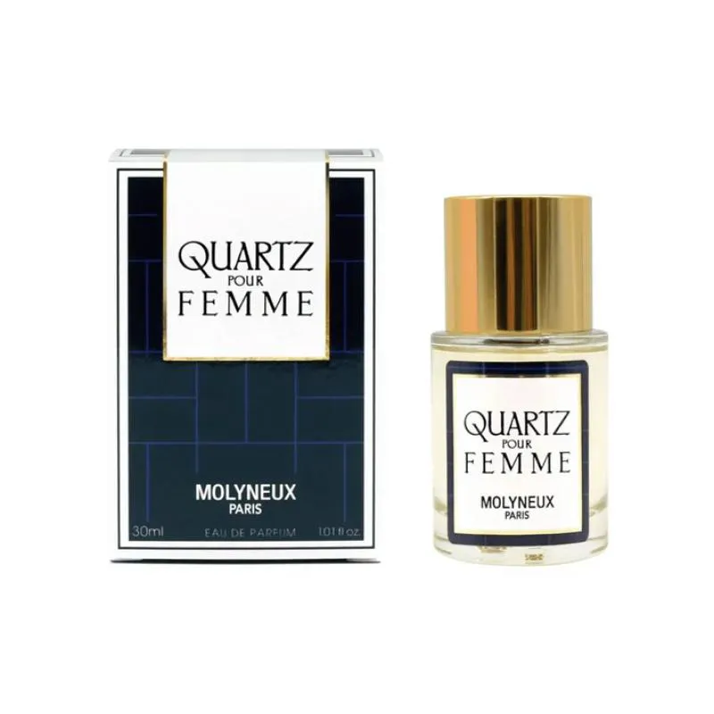 MOLYNEUX QUARTZ POUR FEMME EAU DE PARFUM FEMININO 30ml