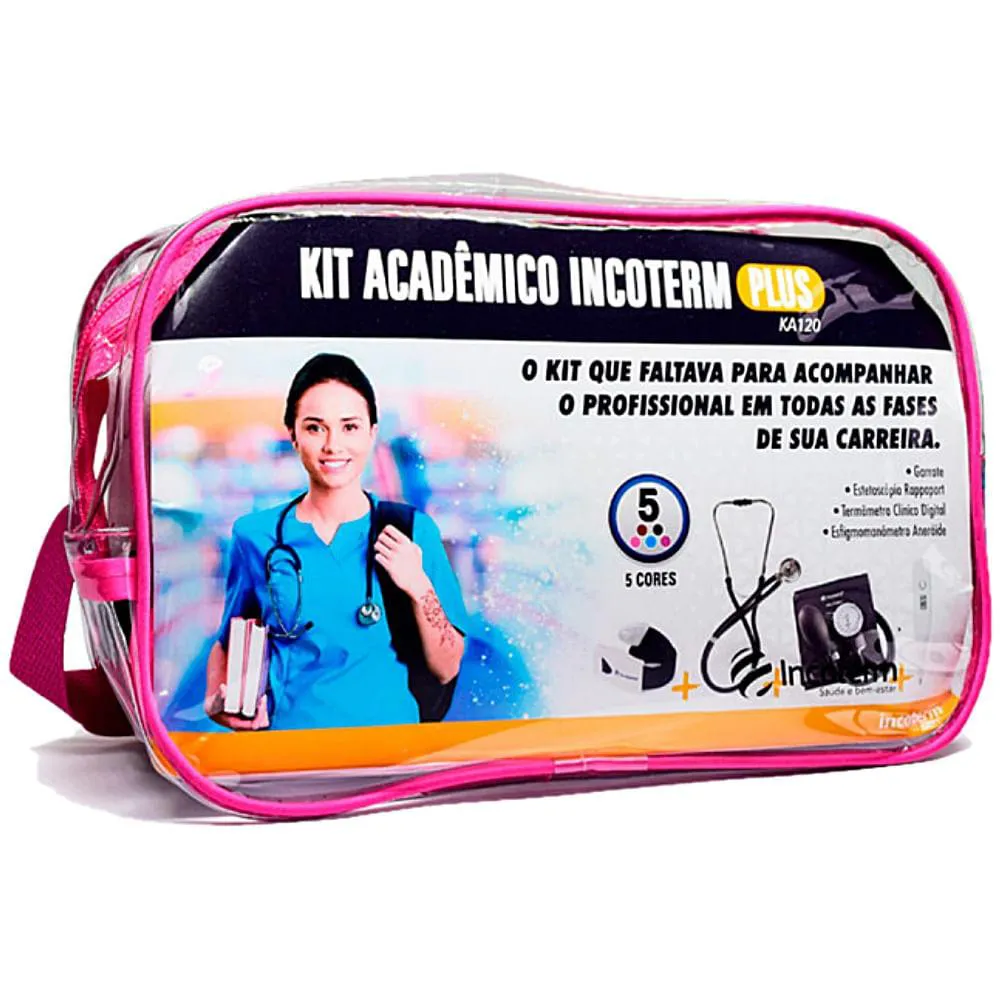KIT ACADêMICO PLUS INCOTERM KA120 - PINK