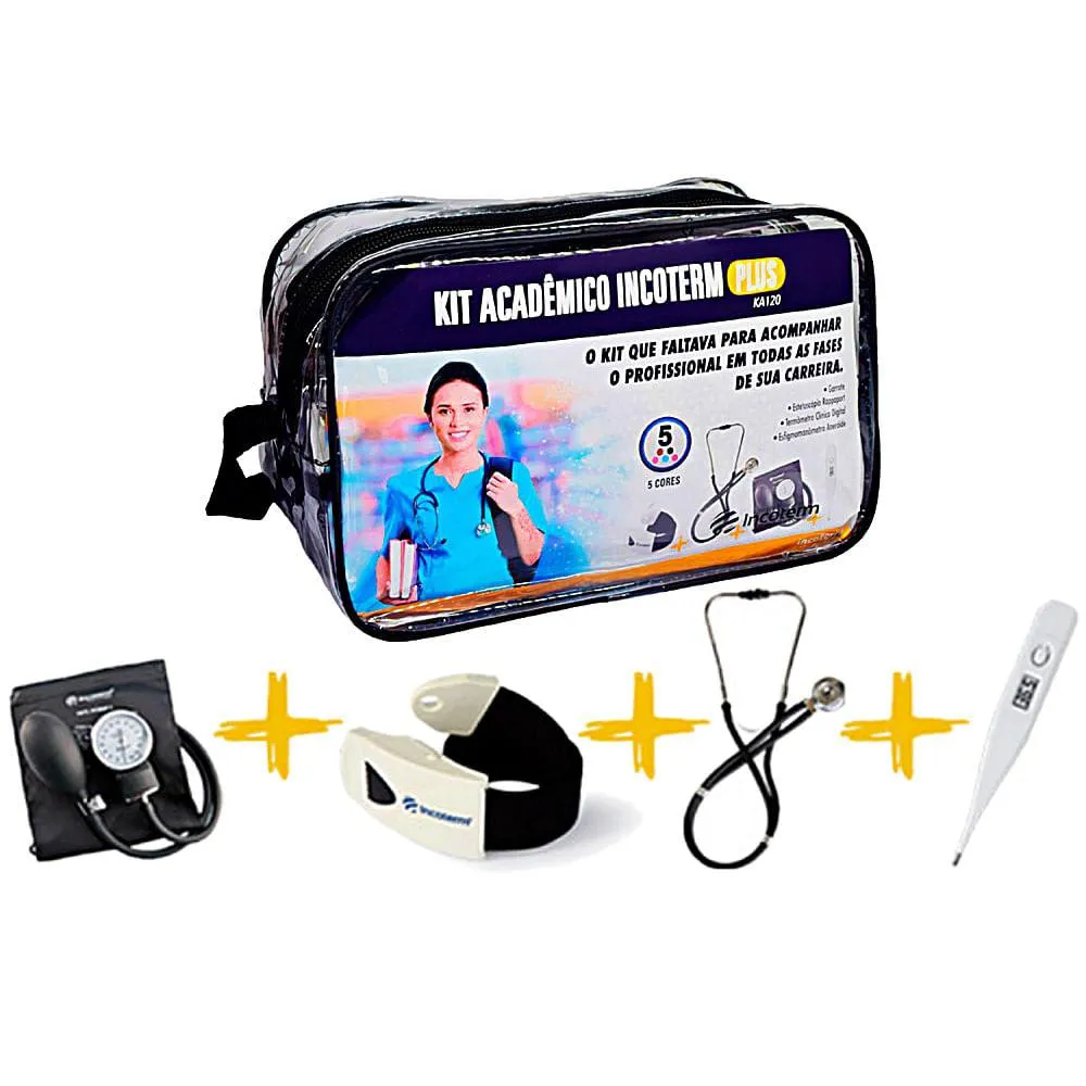 KIT ACADêMICO PLUS INCOTERM KA120 - PRETO