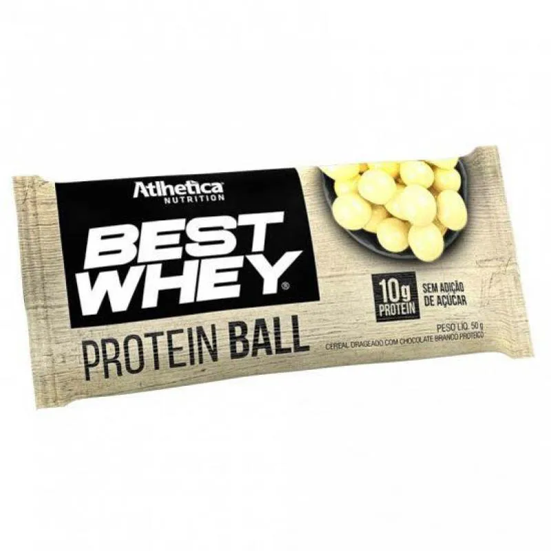 BEST WHEY PROTEIN BALL (50G) - SABOR: CHOCOLATE BRANCO