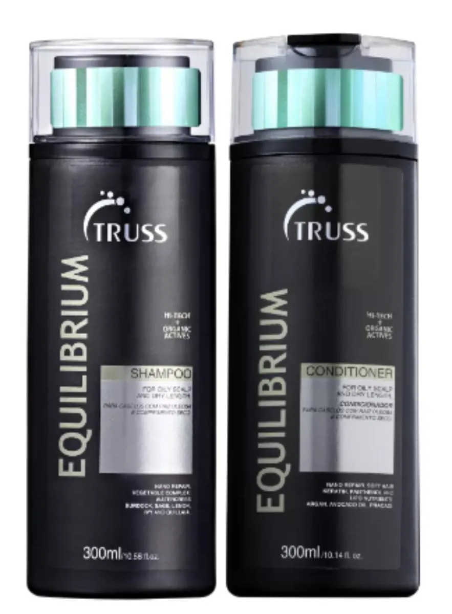 KIT TRUSS EQUILIBRIUM SHAMPOO 300MLS + CONDICIONADOR 300MLS