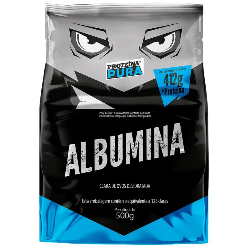 ALBUMINA 500G PROTEíNA PURA  - SABOR NATURAL
