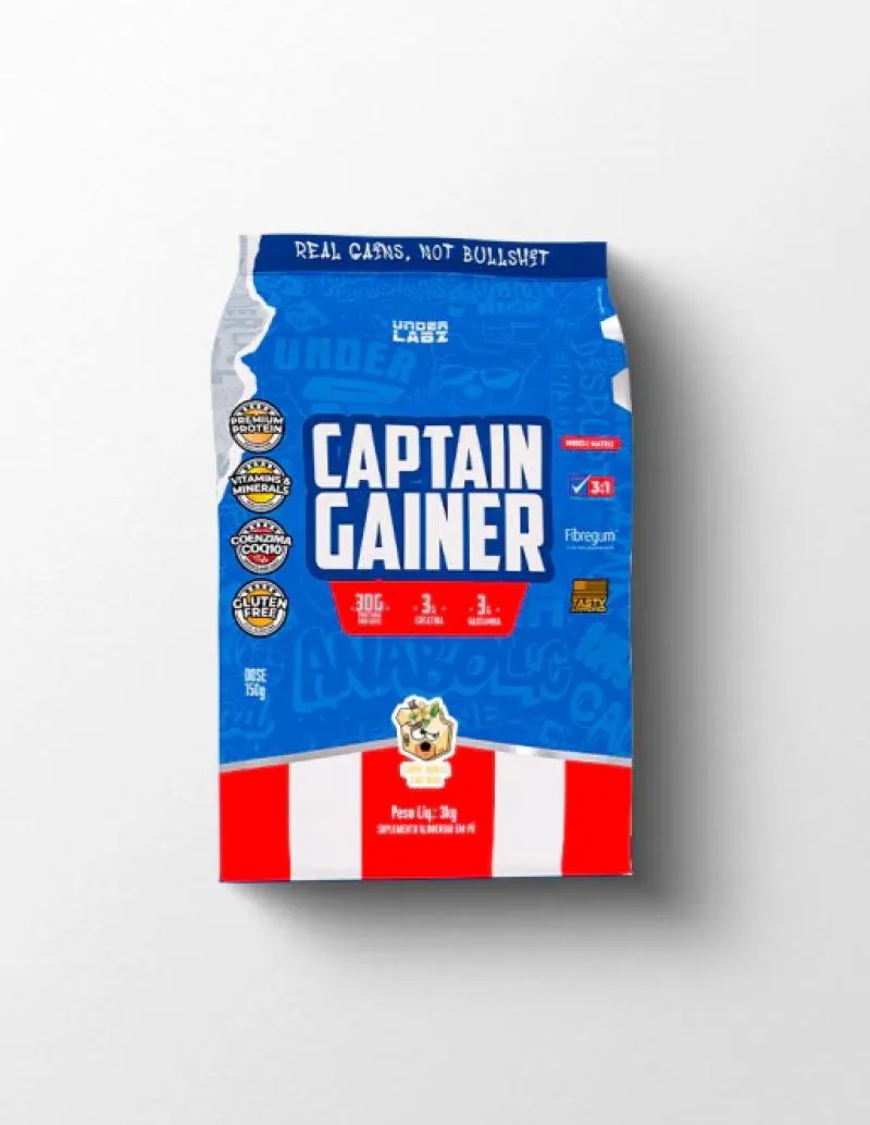 CAPTAIN GAINER (3KG) - SABOR: VANILLA CAKE BEAR