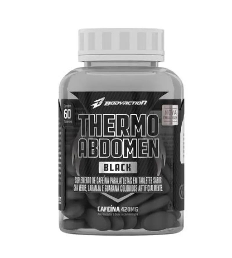 THERMO ABDOMEN BLACK (60 TABS) - PADRãO: ÚNICO