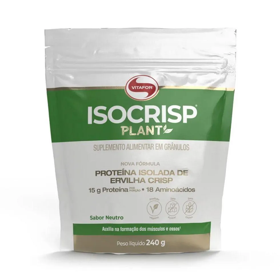 ISOCRISP PLANT REFIL (240G) - SABOR: NEUTRO