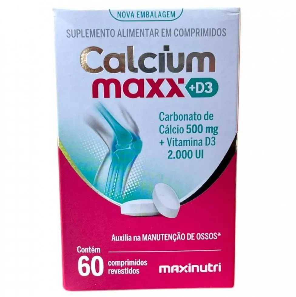 CALCIUM MAXX D3 (60 COMP) - PADRãO: ÚNICO