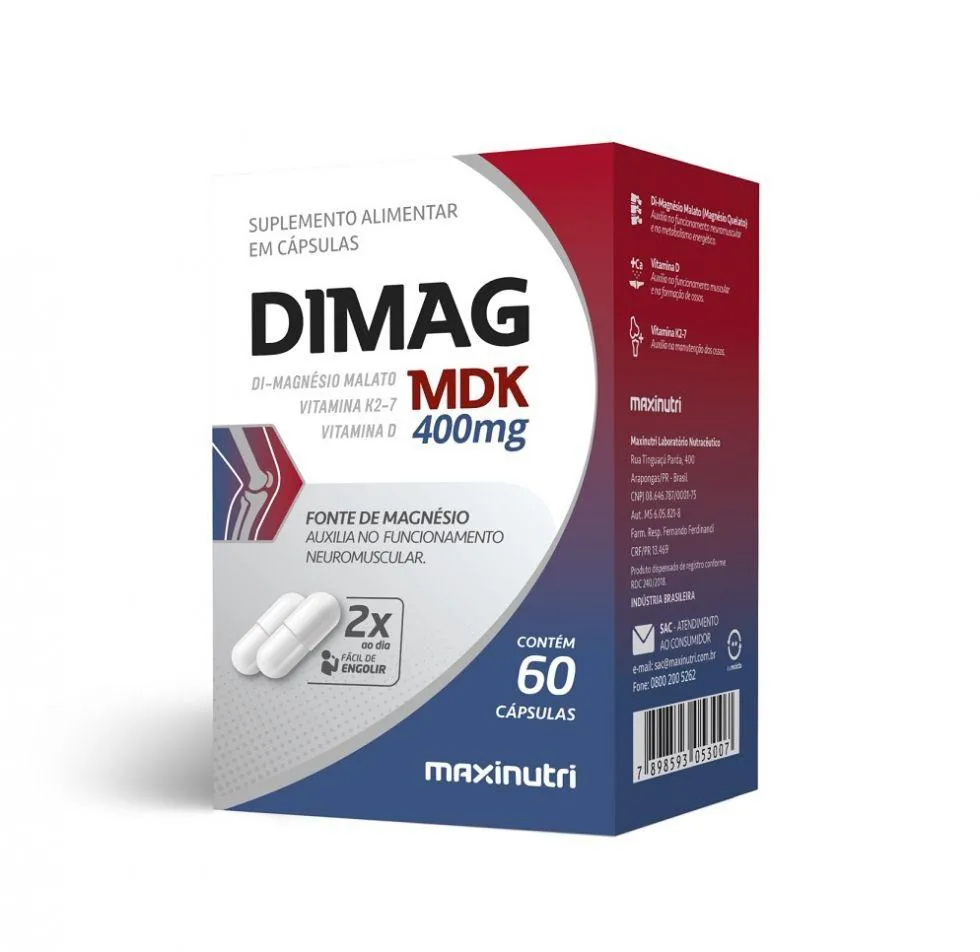 DIMAG MDK 400MG (60 CáPS) - PADRãO: ÚNICO