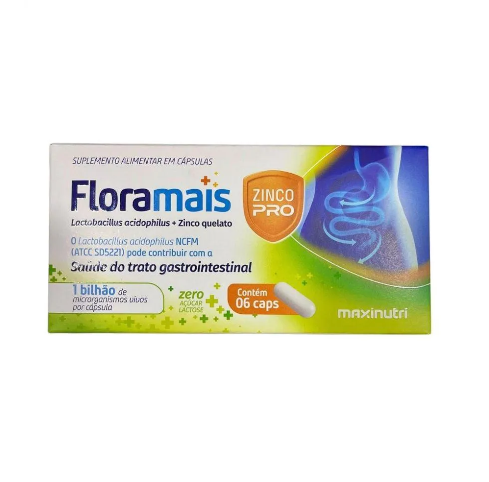 FLORAMAIS ZINCO PRO (6 CAPS) - PADRãO: ÚNICO