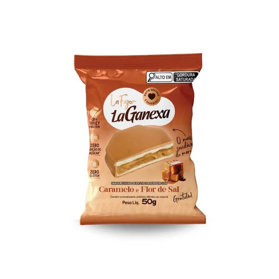 LA FAJOR LA GANEXA (50G) - SABOR: CARAMELO E FLOR DE SAL