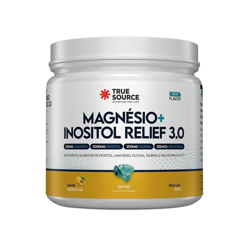 MAGNéSIO + INOSITOL RELIEF 3.0 (350G) - SABOR: MARACUJá
