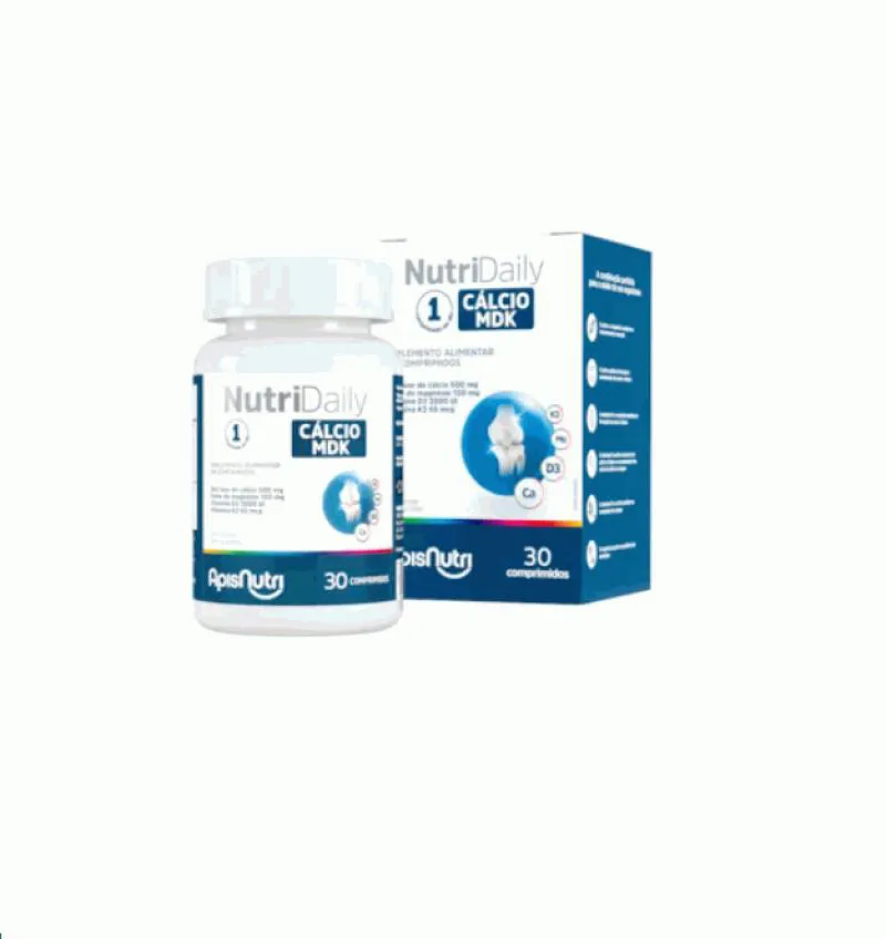 NUTRI DAILY CáLCIO MDK (30 CAPS) - PADRãO: ÚNICO