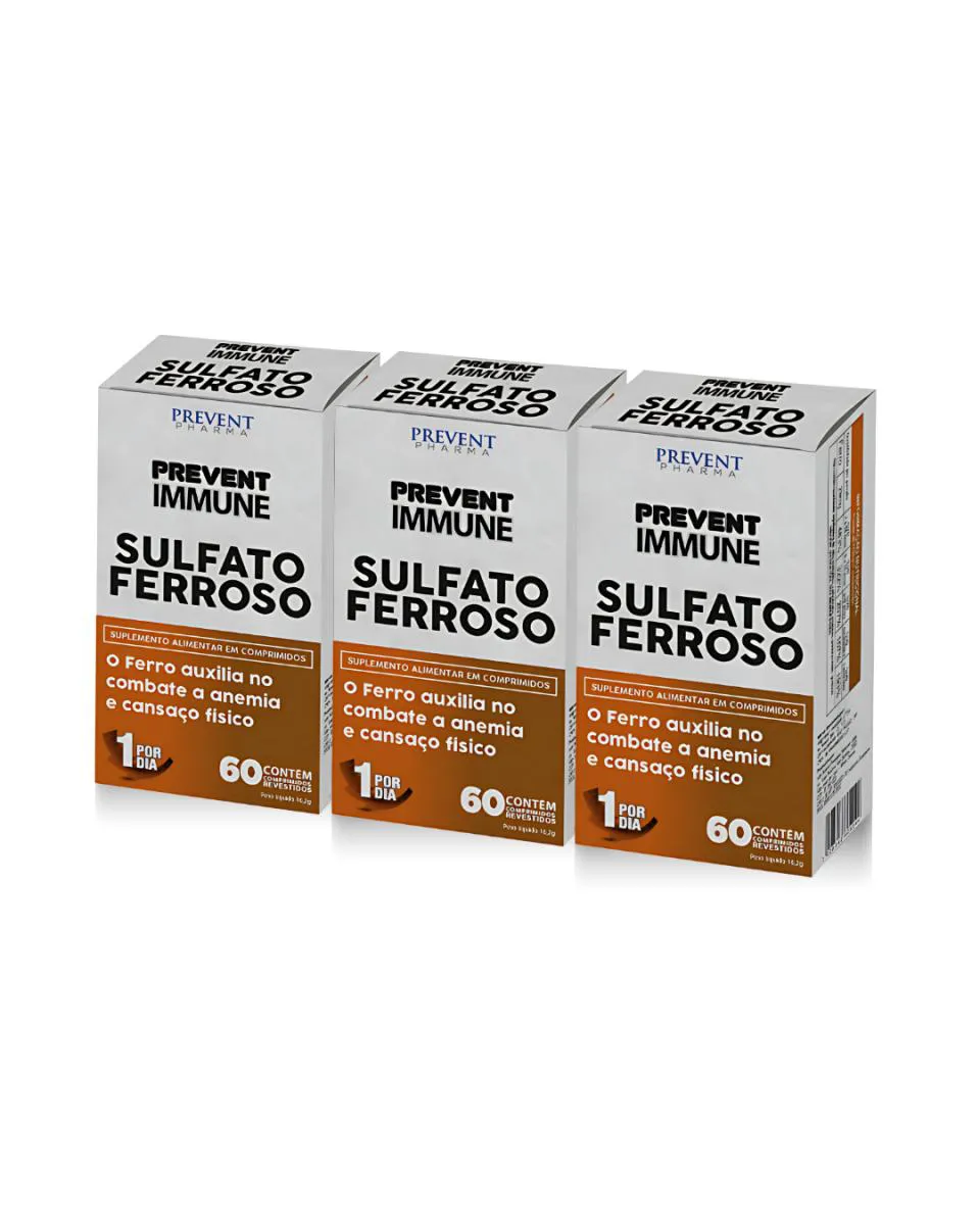 03UN SULFATO FERROSO PREVENT IMMUNE PREVENT PHARMA