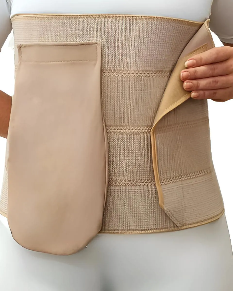 FAIXA ABDOMINAL TAM G PARA BOLSA DE COLOSTOMIA 4 PAINéIS TAKECARE