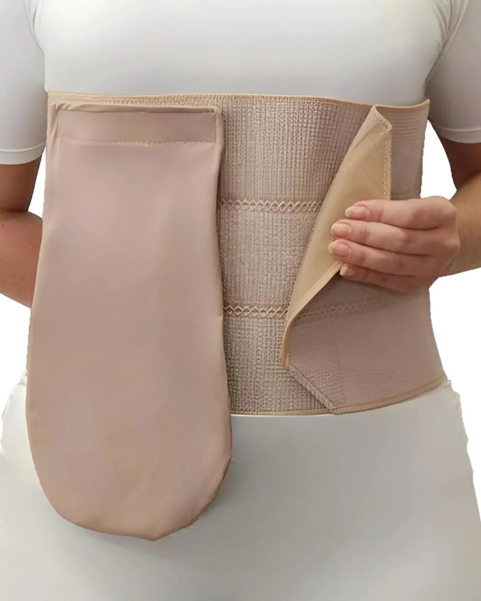 FAIXA ABDOMINAL TAM M PARA BOLSA DE COLOSTOMIA 3 PAINéIS TAKECARE