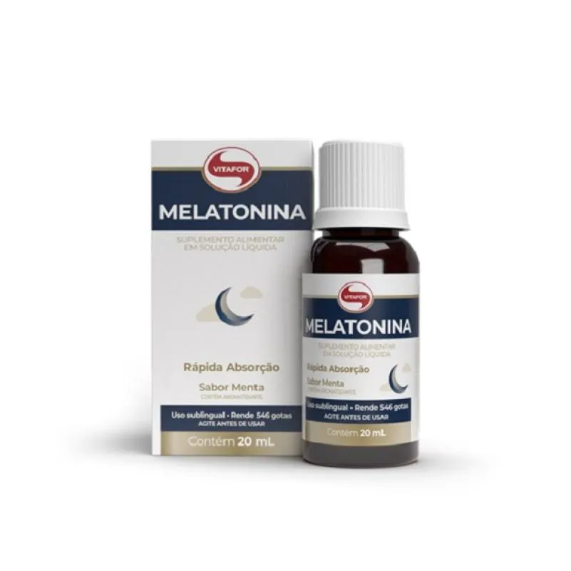 MELATONINA GOTAS FRASCO (20ML) - SABOR: MENTA