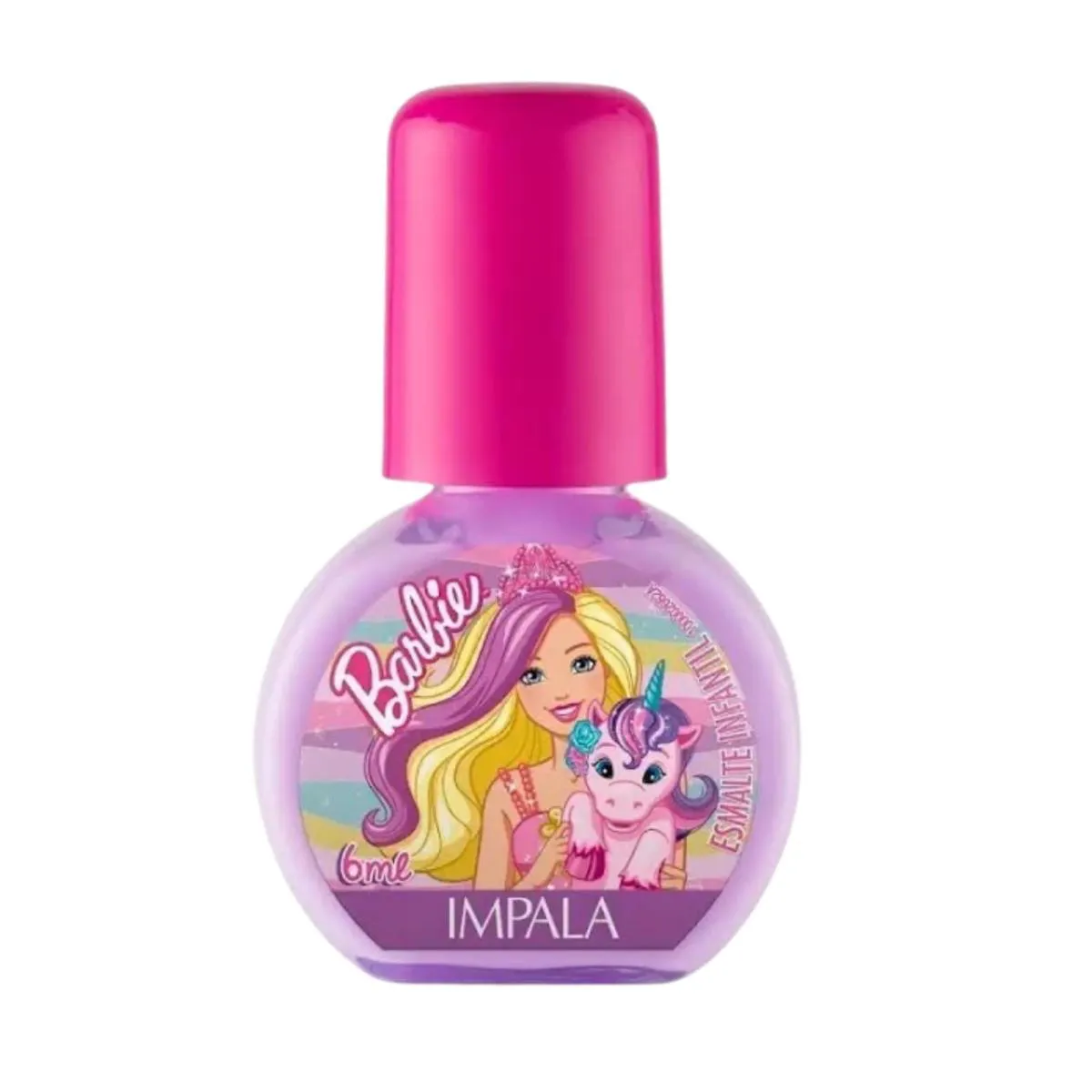ESMALTE IMPALA INFANTIL KIDS BARBIE MAGIA UNICóRNIO CREMOSO
