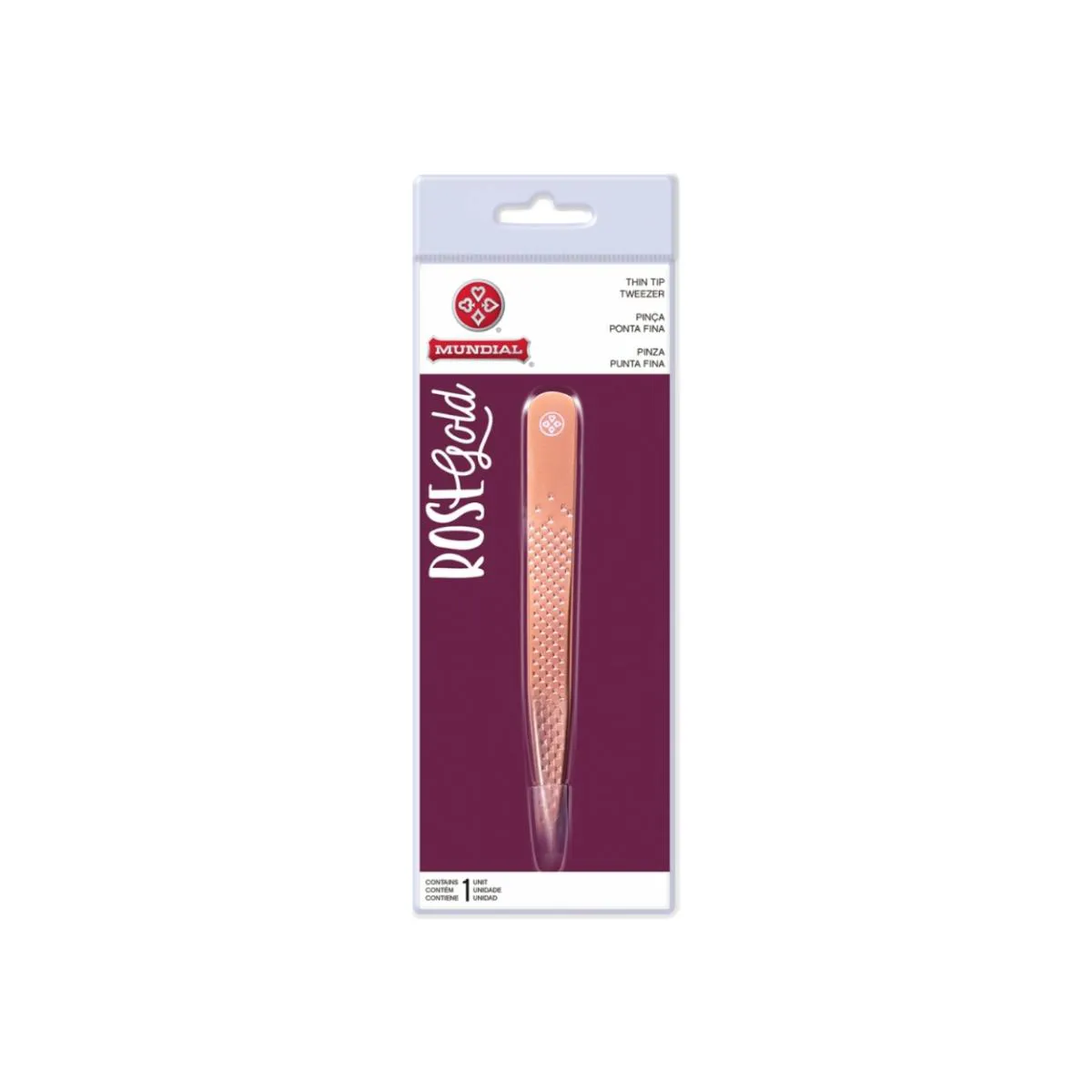 PINçA PONTA FINAL ROSE GOLD BC513 DESIGN SOBRANCELHA MUNDIAL