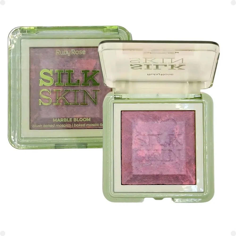BLUSH BAKED MOSAICO RUBY ROSE MARBLE BLOOM SILK SKIN MIDNIGHT MAUVE HB-F1001-5