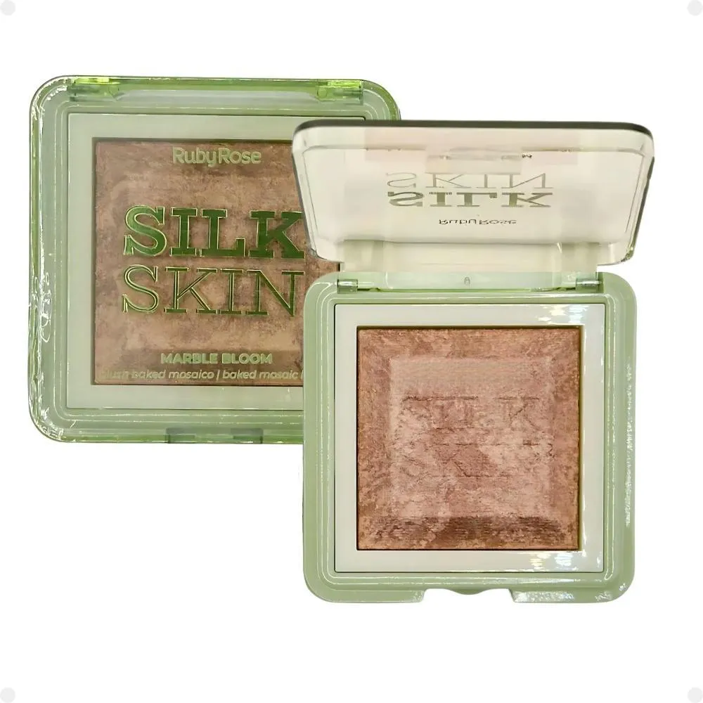 BLUSH BAKED MOSAICO RUBY ROSE MARBLE BLOOM SILK SKIN SOFT SUEDE HB-F1001-2