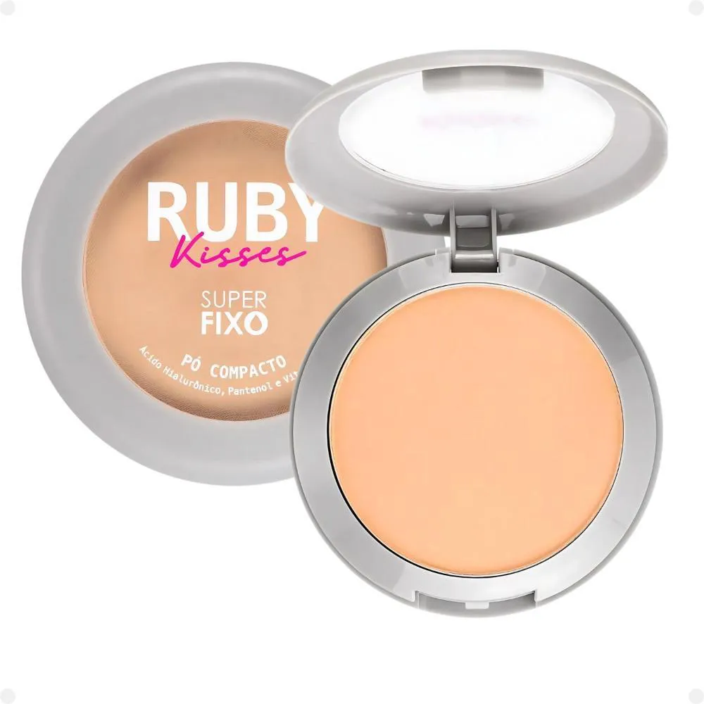 Pó COMPACTO RUBY KISSES SUPER FIXO COR 130 SFP130B