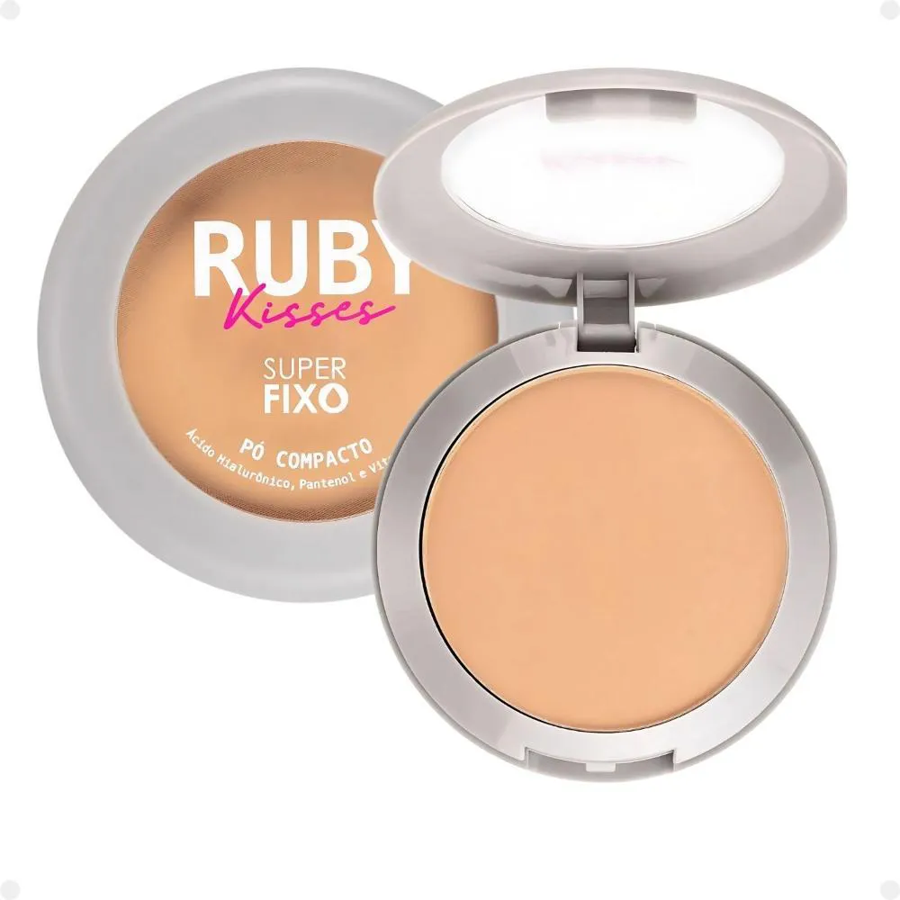 Pó COMPACTO RUBY KISSES SUPER FIXO COR 220 SFP220B