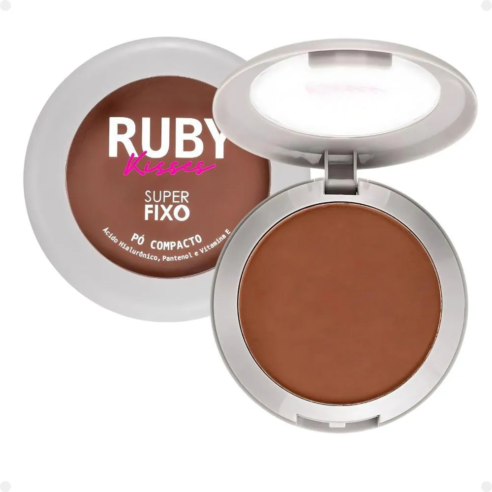 Pó COMPACTO RUBY KISSES SUPER FIXO COR 347 SFP347B