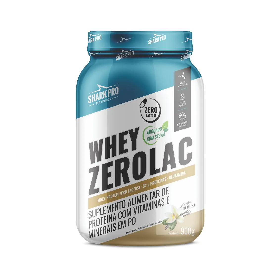 100% WHEY ZEROLAC BAUNILHA 900G