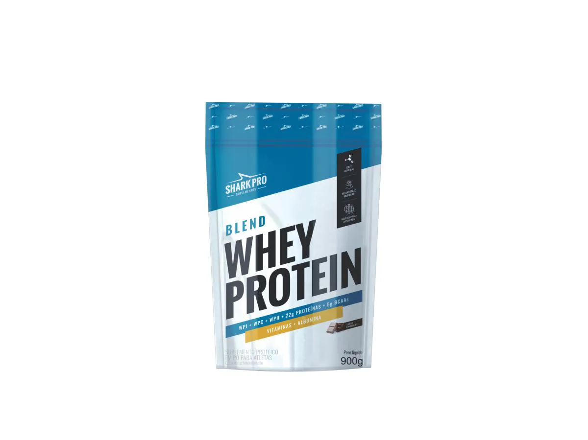 BLEND WHEY PROTEIN REFIL 900 G - SABOR CHOCOLATE