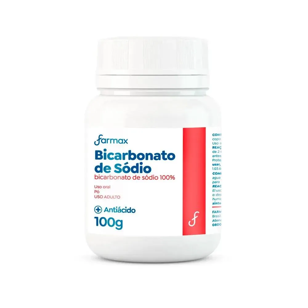 BICARBONATO DE SóDIO POTE 100G - FARMAX