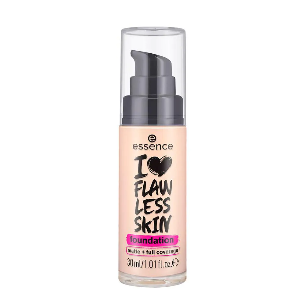 ESSENCE I LOVE FLAWLESS SKIN FOUNDATION N10 LIGHT PORCELAIN - BASE 30ML