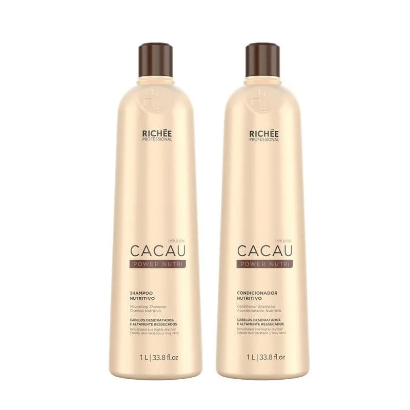 KIT CACAU POWER NUTRI NUTRITIVO DE ALTA PERFORMANCE PROFISSIONAL RICHéE LITRO