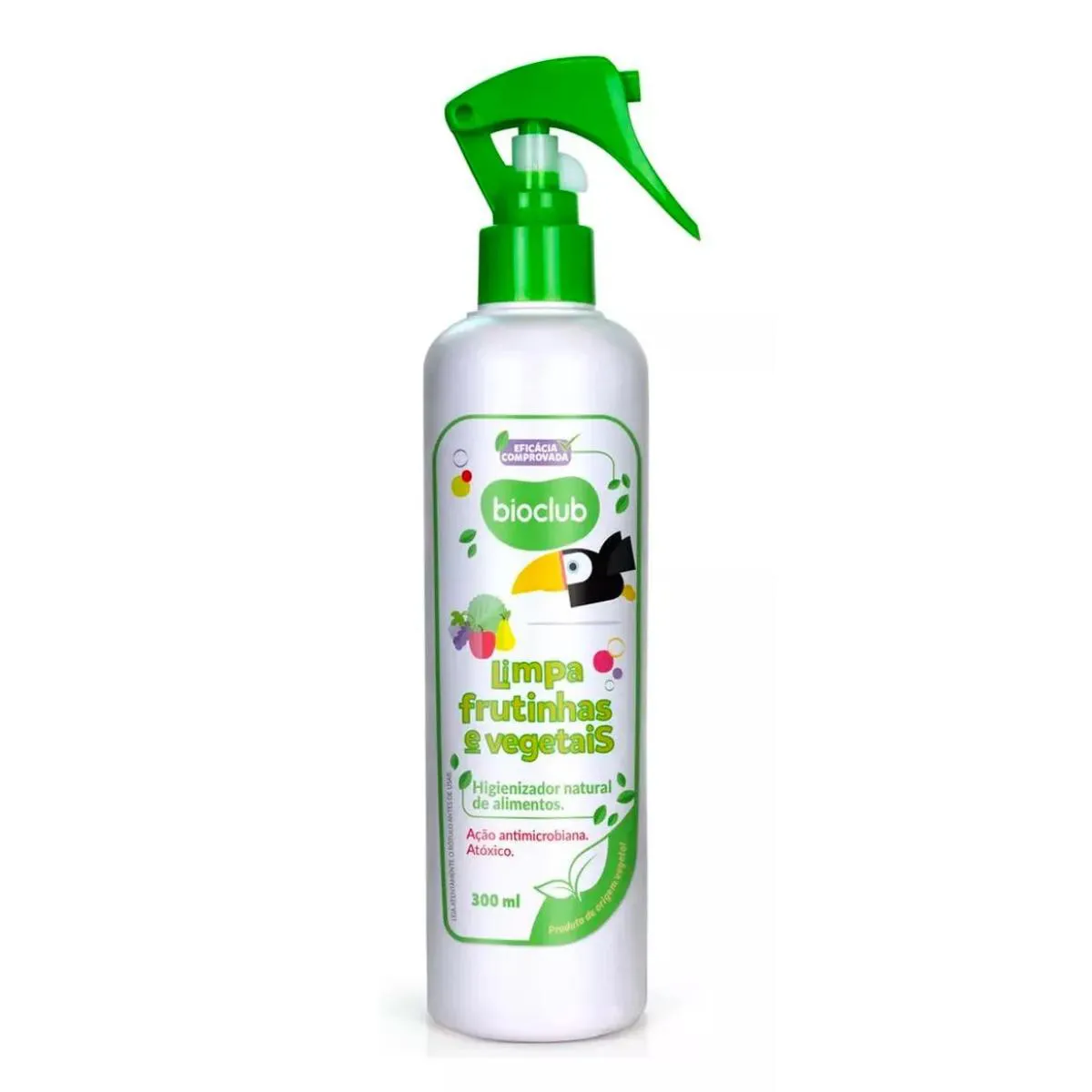 HIGIENIZADOR NATURAL FRUTAS,VEGETAIS 300 ML BIOCLUB BEBêS
