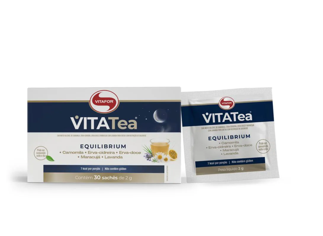 CHá MISTO SOLúVEL VITATEA EQUILIBRIUM - 30 SACHêS 2G - VITAFOR