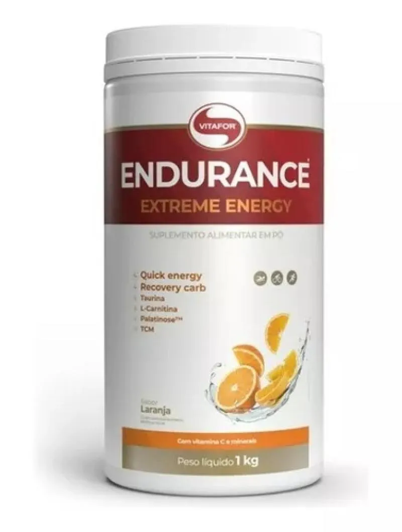 ENDURANCE ENERGY EXTREME 1000MG VITAFOR- SABOR LARANJA