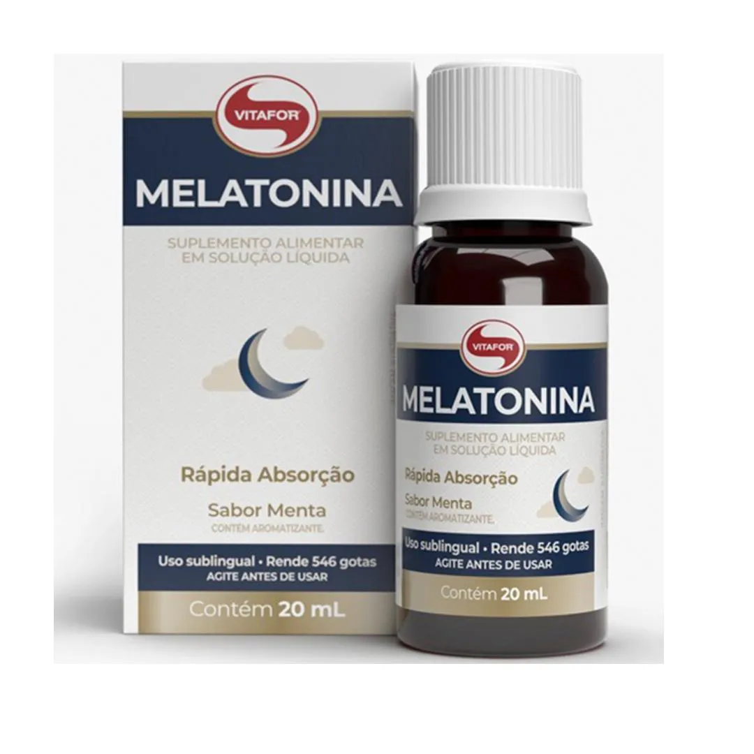 MELATONINA EM GOTAS 0.21MG - FRASCO COM 20ML - VITAFOR