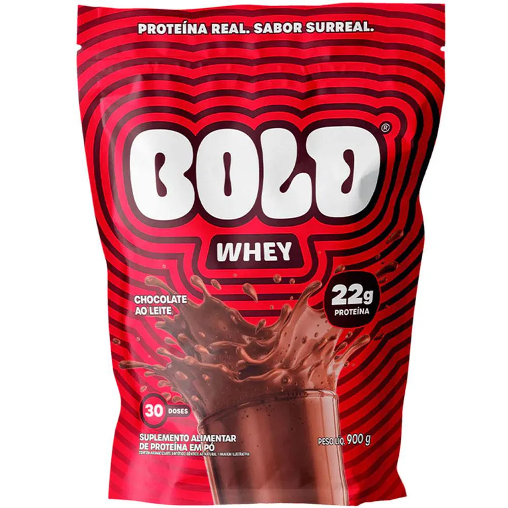 BOLD WHEY PROTEIN 3W (900G) - CHOCOLATE AO LEITE - BOLD