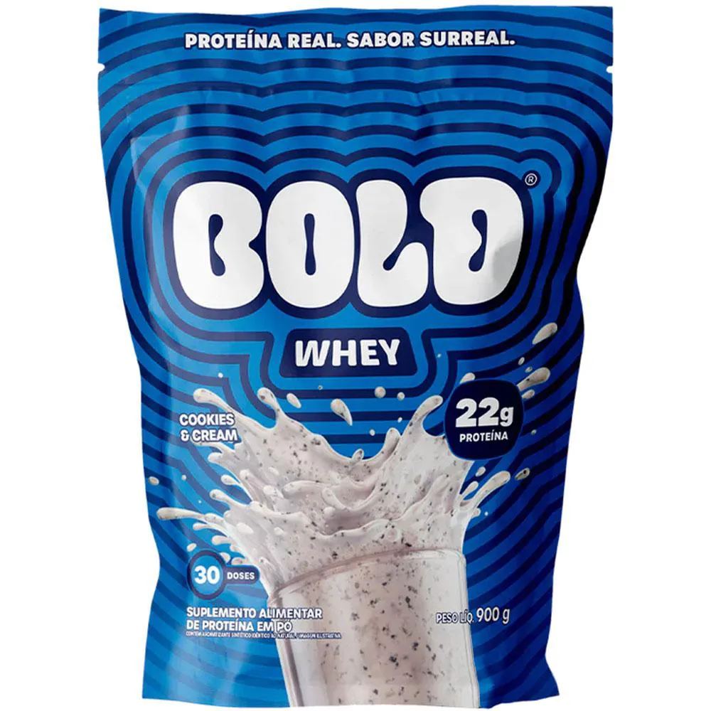 BOLD WHEY PROTEIN 3W (900G) - COOKIES E CREAM - BOLD