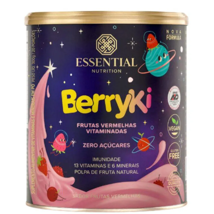 KIT 2X BERRYKI LATA 300G - ESSENTIAL NUTRITION