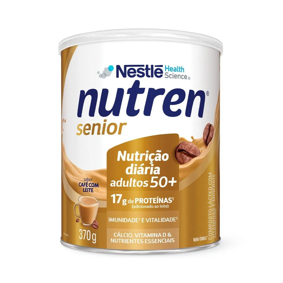 NUTREN SENIOR - SABOR CAFé COM LEITE - 370G - NESTLE